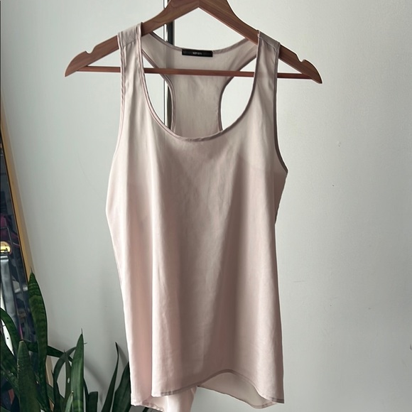 Soprano Pink sheer blush cream pink Tank Top S - Picture 1 of 4